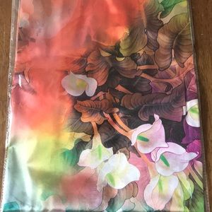 Beautiful scarf-multi floral colored